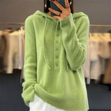 Camisola com Capuz Lisa
