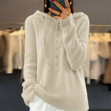 Camisola com Capuz Lisa