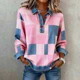 Sweatshirt Vintage Axadrezado