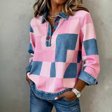 Sweatshirt Vintage Axadrezado
