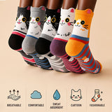 Pack de 5 Pares de Meias com Motivo de Desenhos Animados
