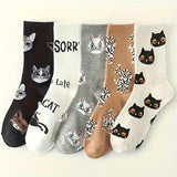 Chaussettes De Chat De Dessin Animé