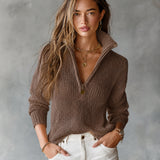 Clarissa | Camisola com Meio-Fecho, Corte Solto