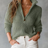 Clarissa | Camisola com Meio-Fecho, Corte Solto