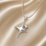 Colar Nordstjerne em Ouro Branco