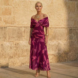 Celeste | Vestido de Folhas Elegante