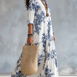 Matilde | Vestido floral azul