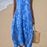 Deirdre | Vestido Midi Floral Sem Mangas