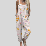 Jardineiras Florais Rosa-Suave