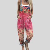 Jardineiras Florais Coral-Rosa