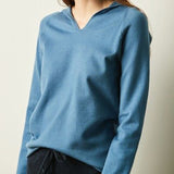 Camisola com Capuz Lisa