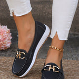 Daniela - Mocassins com Plataforma e Fivela
