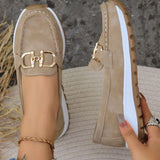 Daniela - Mocassins com Plataforma e Fivela