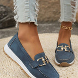 Daniela - Mocassins com Plataforma e Fivela