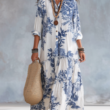 Matilde | Vestido floral azul