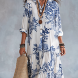 Matilde | Vestido floral azul