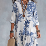 Matilde | Vestido floral azul
