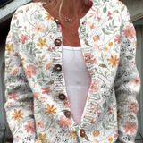 Greta™ | Casaco de Malha Vintage Floral