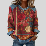 Poppy - Sweatshirt com Estampado Floral