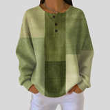 Verity - Sweatshirt Henley em Malha Waffle