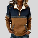 Isobel - Camisola Polar Aconchegante com Meio Fecho