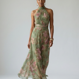 Naomi | Vestido Maxi com Decote Halter