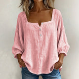 Blouse Décontractée Unie