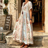 Robe Décontractée À Imprimé Floral