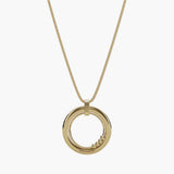 colar fidget dourado com 4 contas