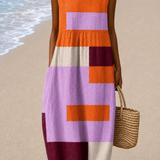 Rosemary | Vestido Midi de Corte Solto Sem Mangas
