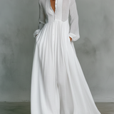 Vestido maxi minimalista