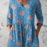 Melanie | Blusa Comprida com Decote em V
