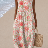 Sophie | Vestido Midi Descontraído Sem Mangas