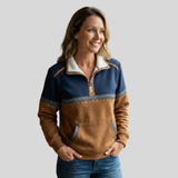 Isobel - Camisola Polar Aconchegante com Meio Fecho