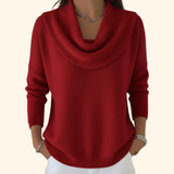 Darcy | Camisola de Gola Drapeada