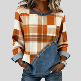 Tabitha - Camisola Patchwork aos Quadrados