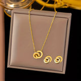 Colar "Eternity" com Zircónias em Ouro Branco