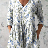 Jeanne | Blusa Comprida com Decote em V