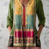 Emilie | Blusa Comprida com Decote em V