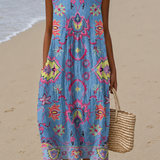 Petra | Vestido Midi Sem Mangas Prático