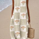 Verona | Vestido Midi Floral Sem Mangas