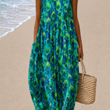 Juno | Vestido Midi Sem Mangas de Corte Descontraído