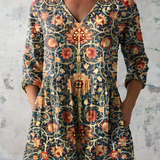 Celine | Blusa Comprida com Decote em V
