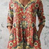 Lea | Blusa Comprida com Decote em V