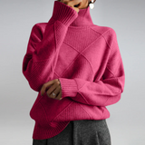 Lauren™ | Camisola de Gola Alta em Cashmere de Luxo