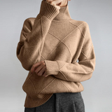 Lauren™ | Camisola de Gola Alta em Cashmere de Luxo