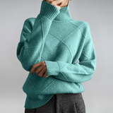 Lauren™ | Camisola de Gola Alta em Cashmere de Luxo
