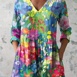 Maelle | Blusa Comprida com Decote em V