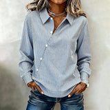 Blusa Vintage às Riscas