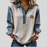 Winnie - Camisola de Malha Macia com Gola